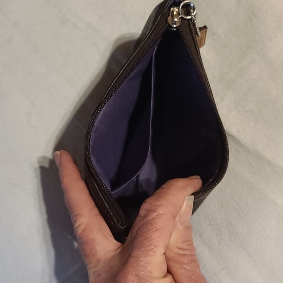 Coach pebble leather wristlet - Picture 7 of 12